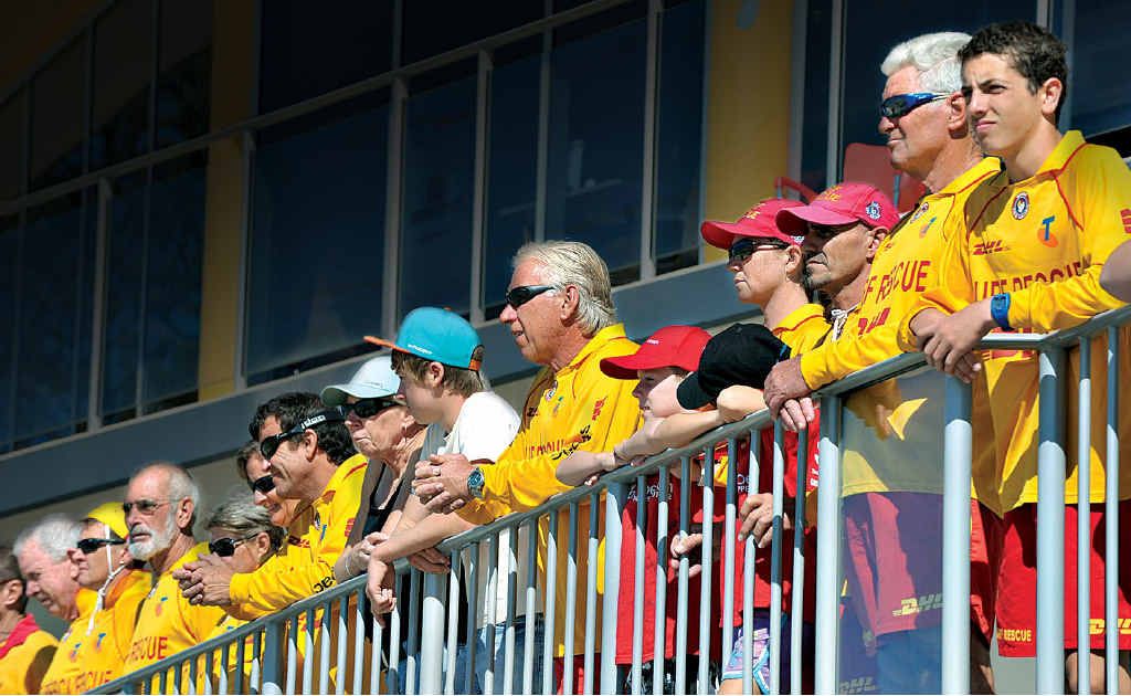 On the last day of patrols for the season, volunteer surf lifesavers at Coolum Surf Club observe one minute’s silence in memory of lives lost at sea. This took place while a search was under way for a missing swimmer just north at Peregian. On the last day of patrols for the season, volunteer surf lifesavers at Coolum Surf Club observe one minute’s silence in memory of lives lost at sea. This took place while a search was under way for a missing swimmer just north at Peregian.